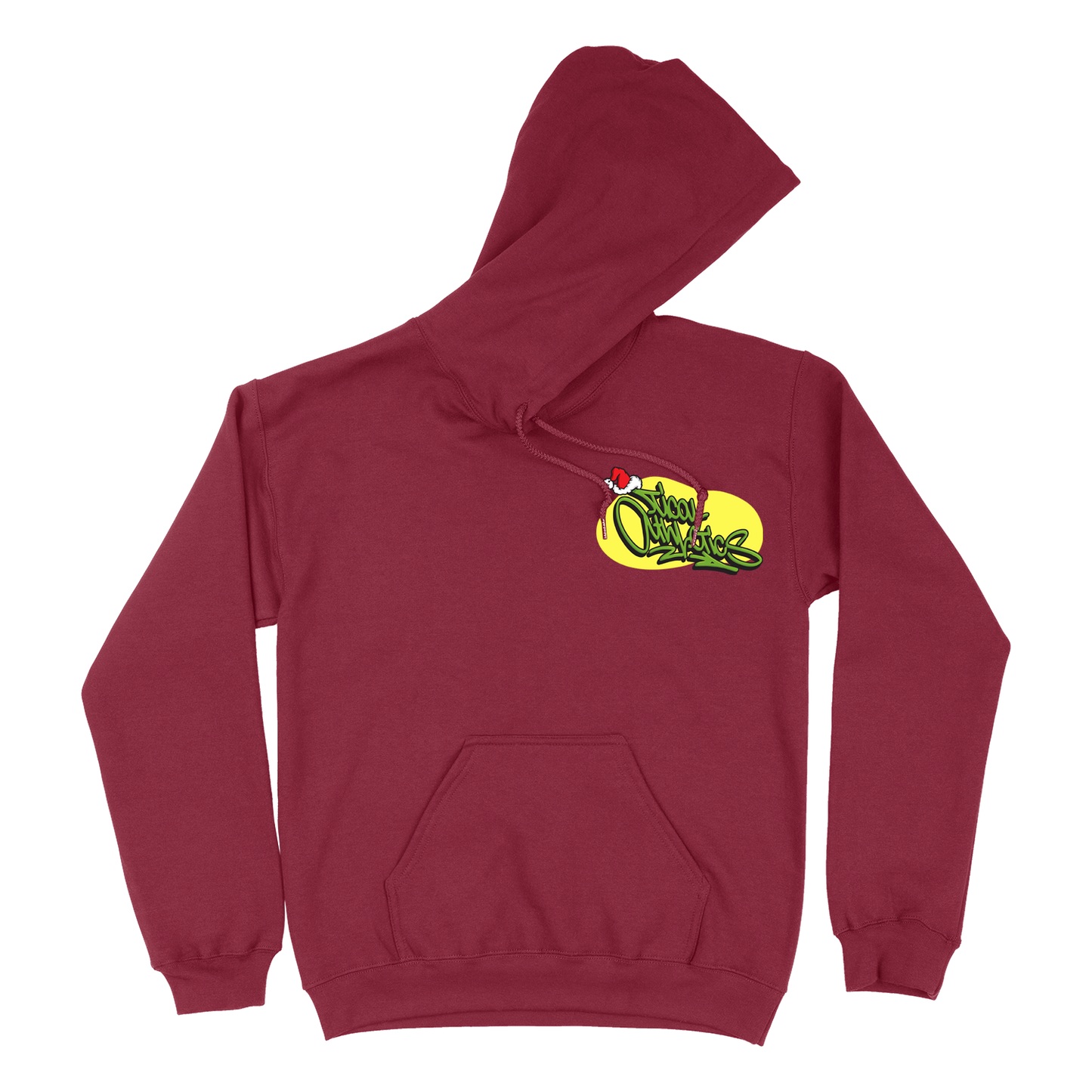 Grinch Pullover Hoodie Maroon
