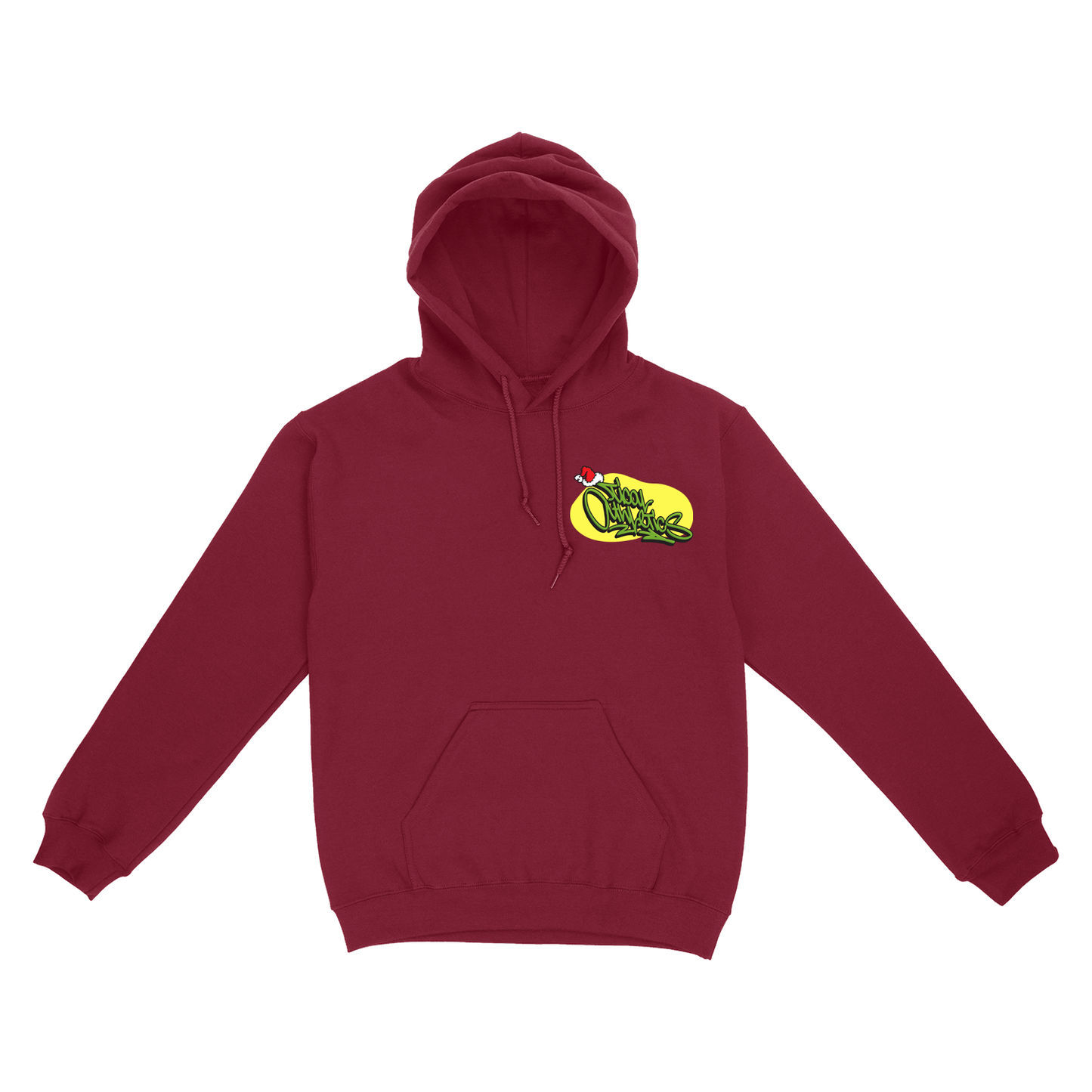 Grinch Pullover Hoodie Maroon