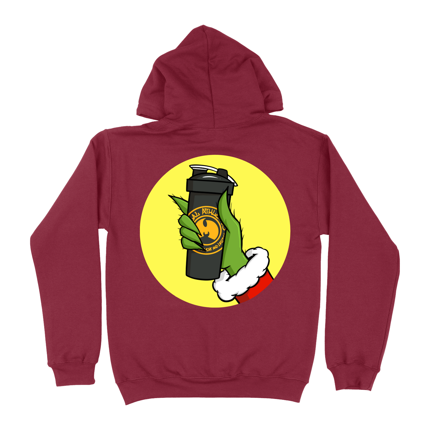 Grinch Pullover Hoodie Maroon