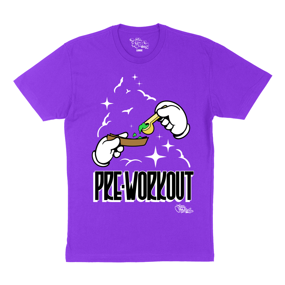 PreWorkout T Shirt Purple