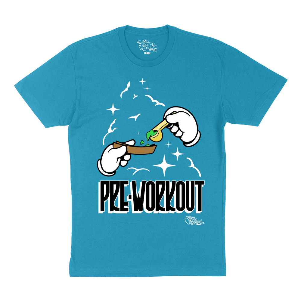 PreWorkout T Shirt Teal