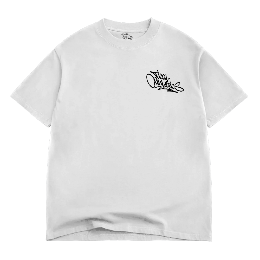 TICAL Athletics Distressed BOX T Shirt Vintage White