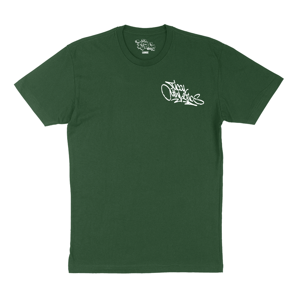 TICAL Athletics Distressed T Shirt Forest and Green