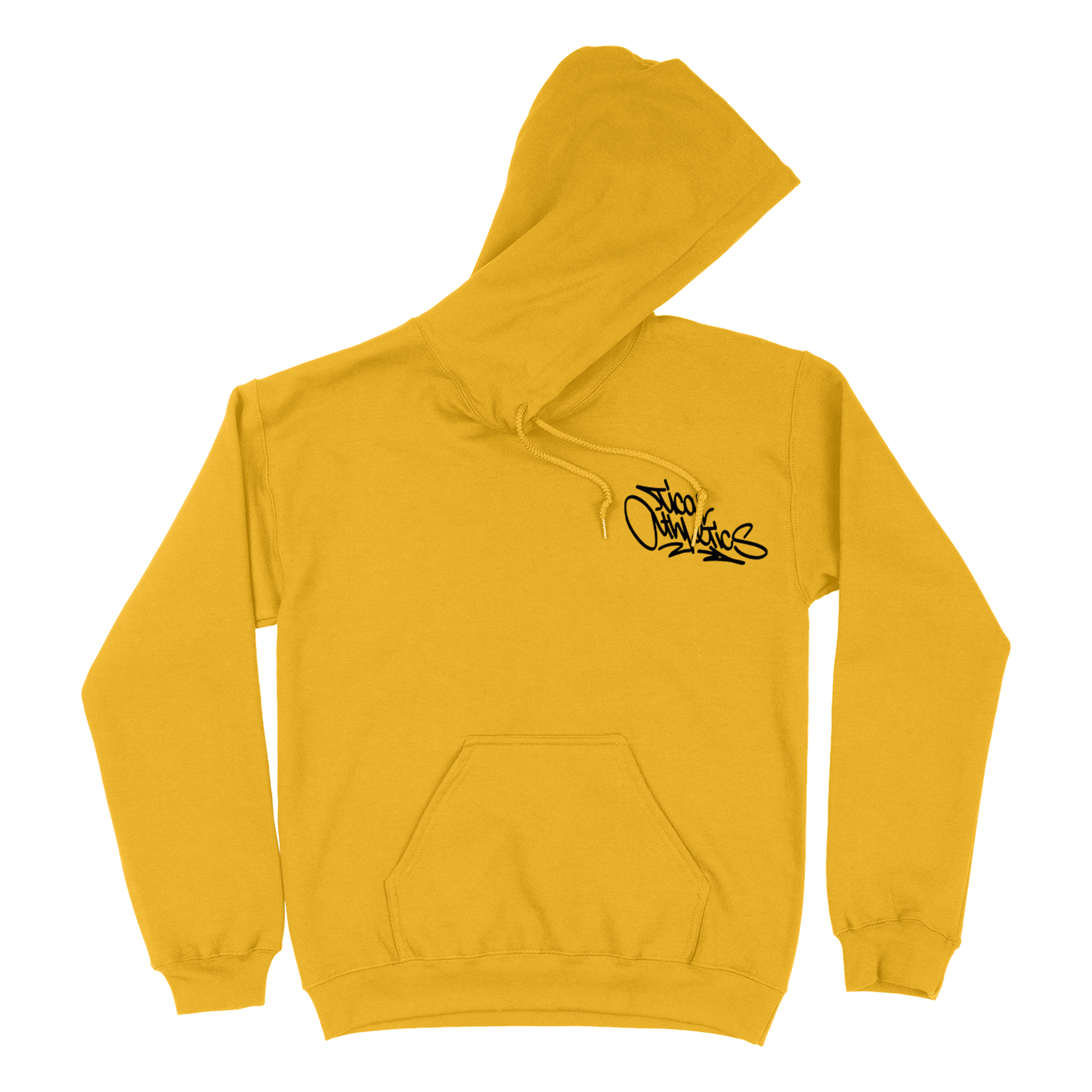 TICAL Athletics Pullover Hoodie Yellow and Black