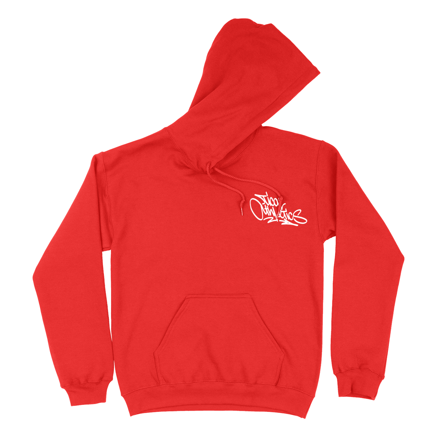 TICAL Athletics Pullover Hoodie Red and White