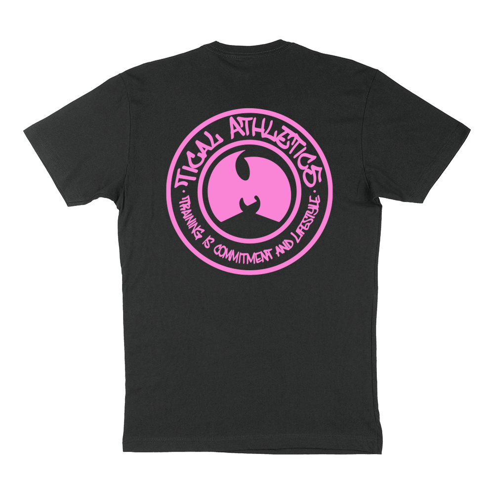 TICAL Athletics T Shirt Black and Pink
