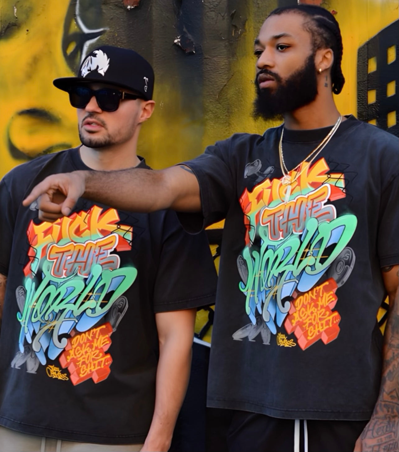 The What BOX T Shirt Vintage Black