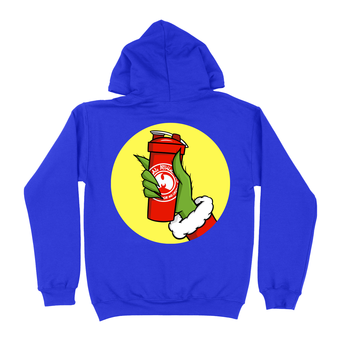 Grinch Pullover Hoodie Royal Blue