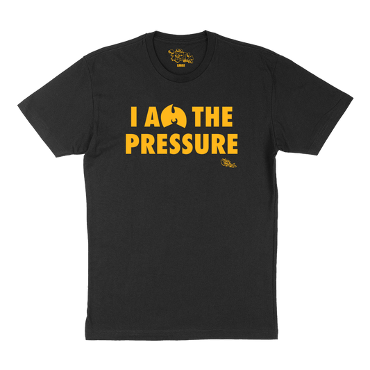 I Am The Pressure T Shirt Black and Yellow