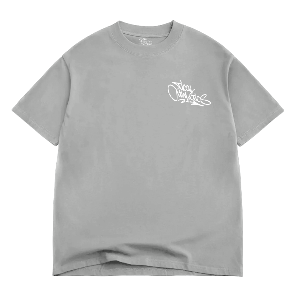 TICAL Athletics Distressed BOX T Shirt Vintage Gray