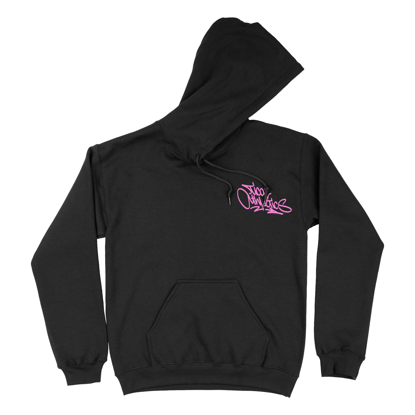 TICAL Athletics Pullover Hoodie Black and Pink