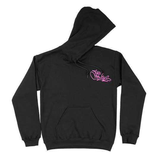 TICAL Athletics Pullover Hoodie Black and Pink