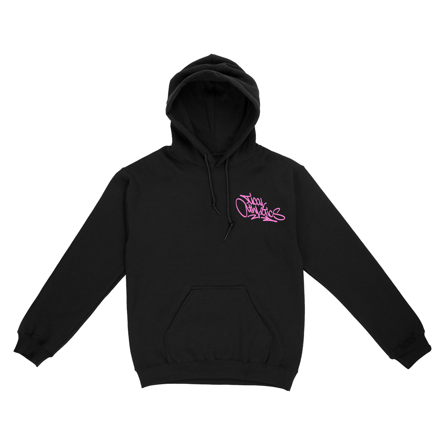 TICAL Athletics Pullover Hoodie Black and Pink
