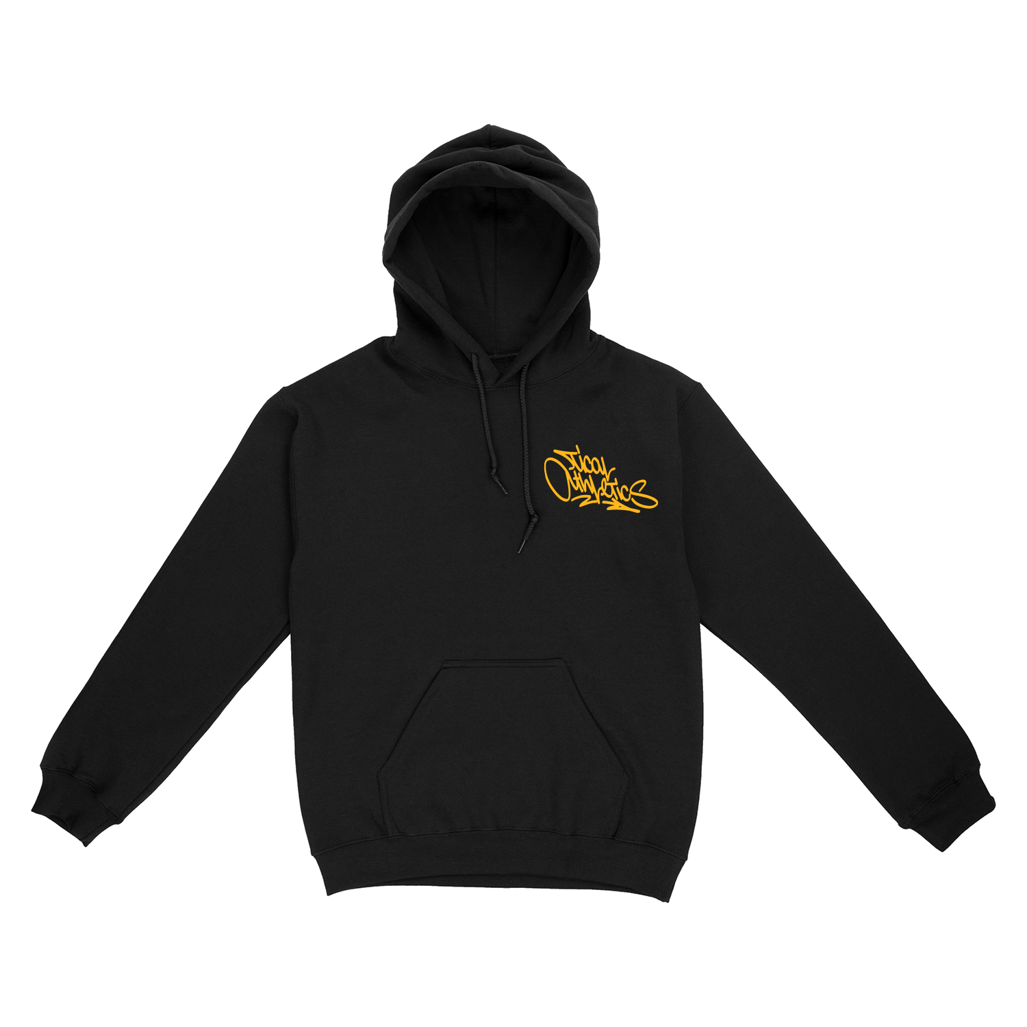 TICAL Athletics Pullover Hoodie Black and Yellow