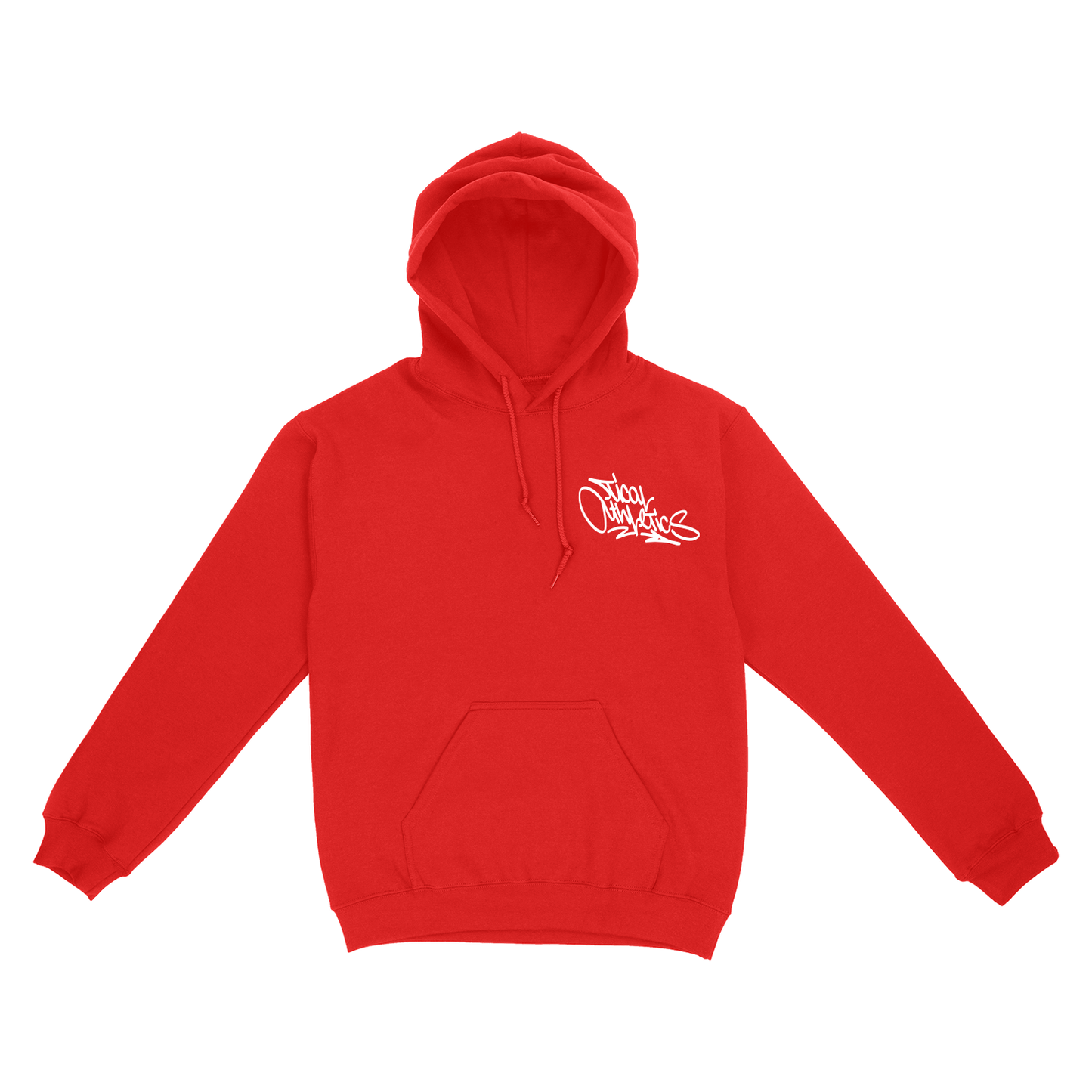 TICAL Athletics Pullover Hoodie Red and White