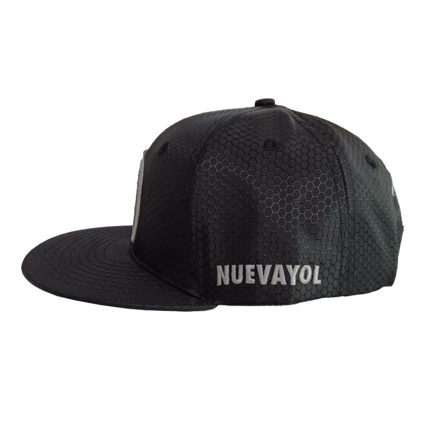 M Logo Honeycomb Snapback Black and 3M