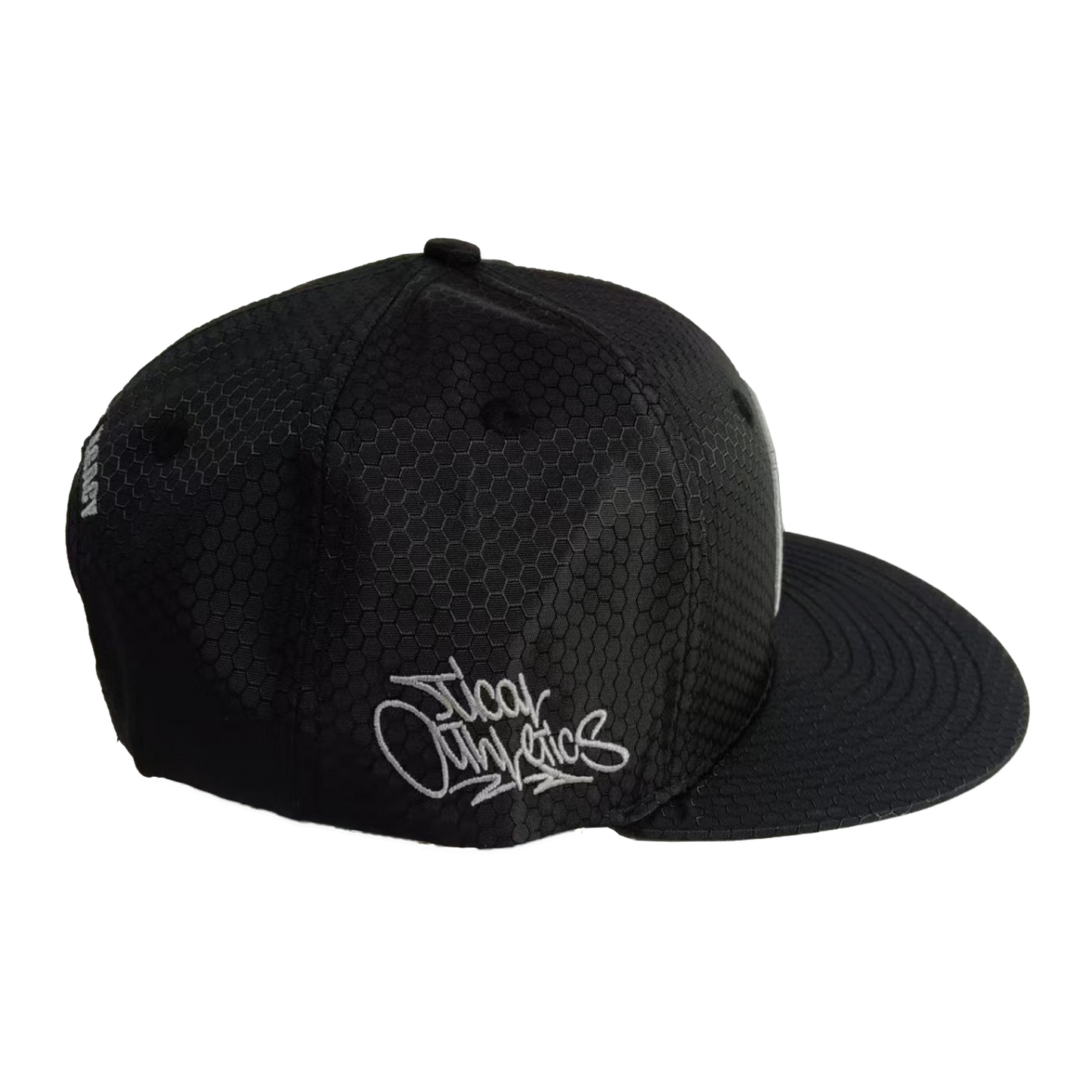 M Logo Honeycomb Snapback Black and 3M