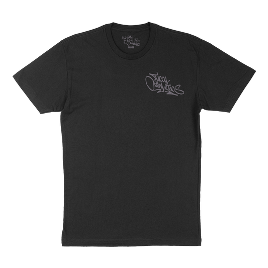 TICAL Athletics Distressed T Shirt Black and Gray