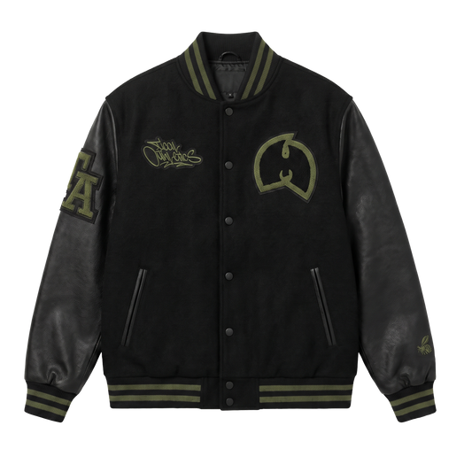 TICAL Athletics Varsity Coat Black and Military Green
