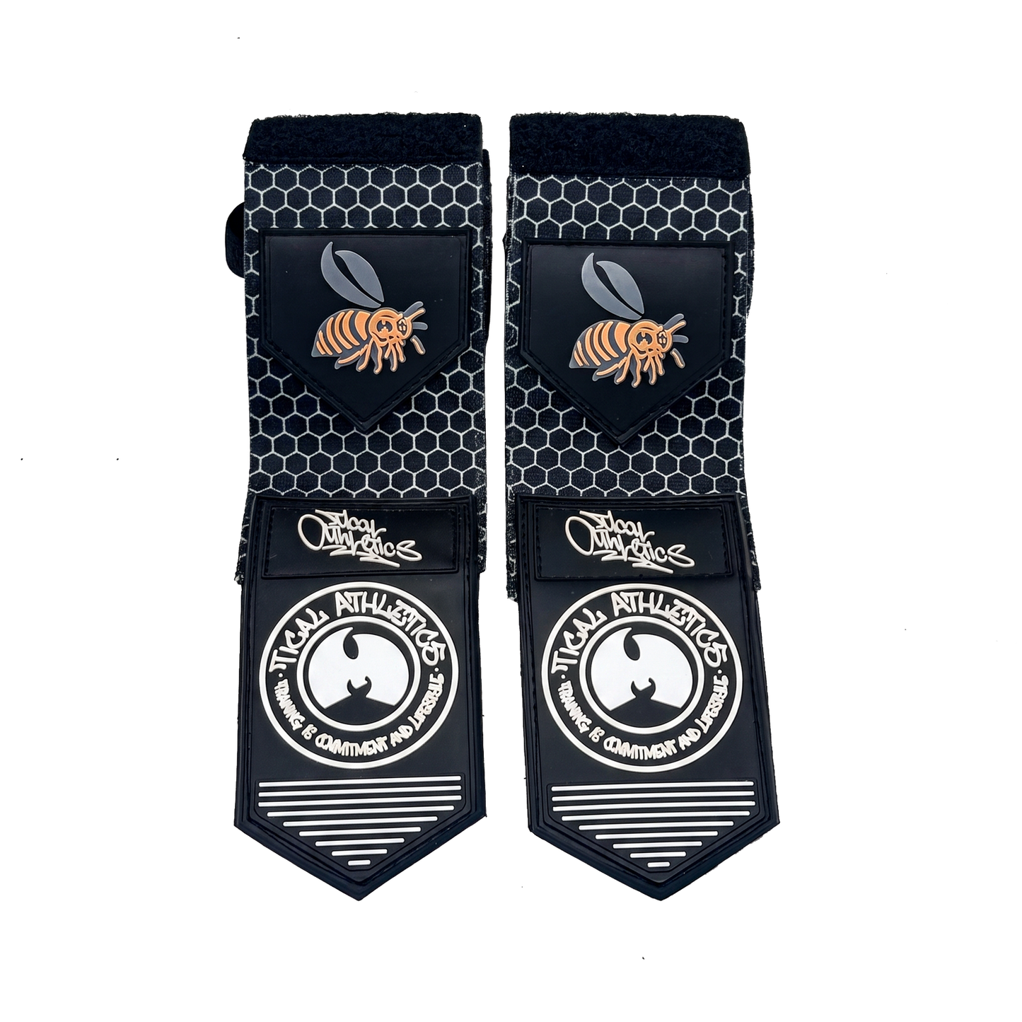 TICAL Athletics Black and White Wrist Wraps