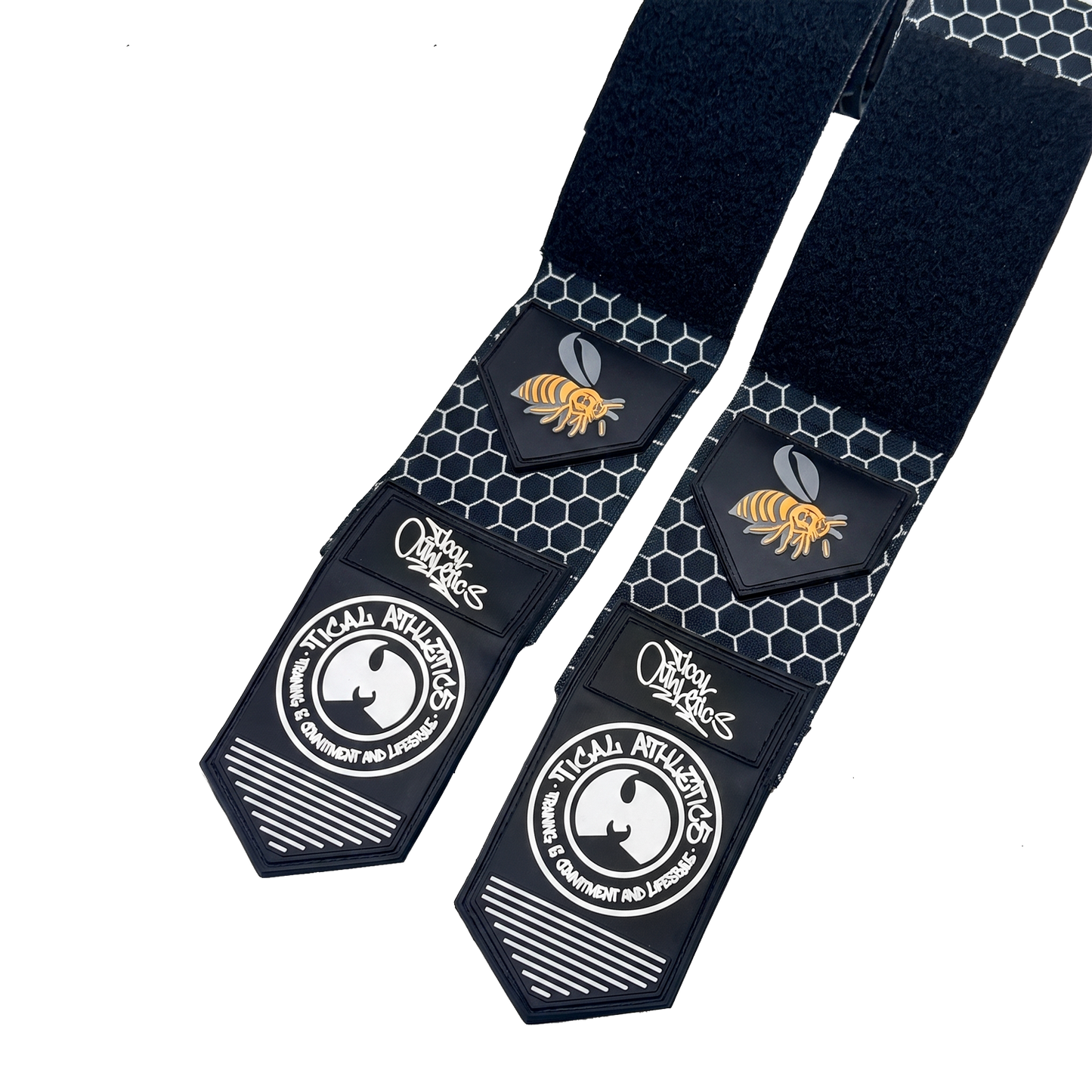 TICAL Athletics Black and White Wrist Wraps