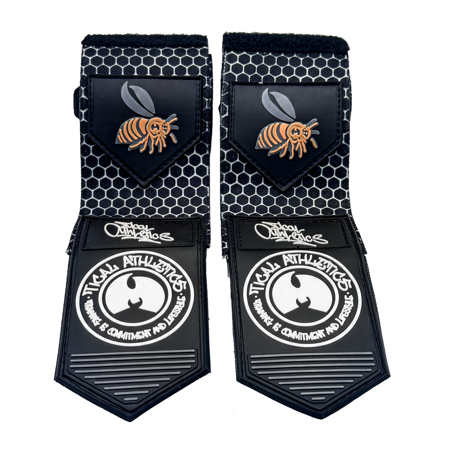 TICAL Athletics Black and White Wrist Wraps