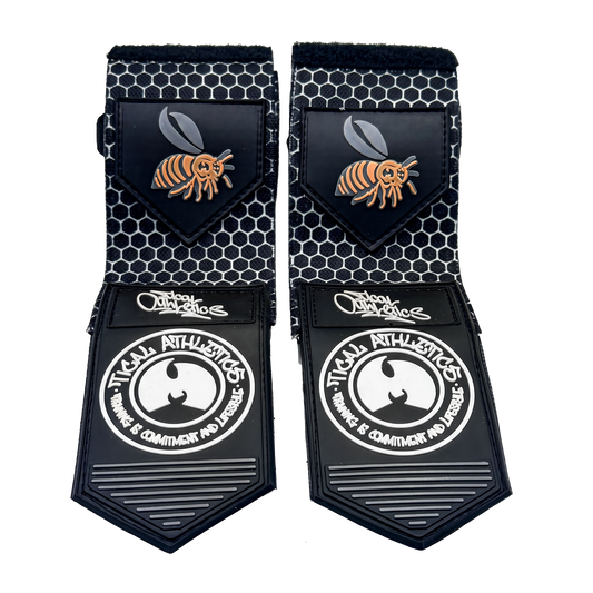 TICAL Athletics Black and White Wrist Wraps