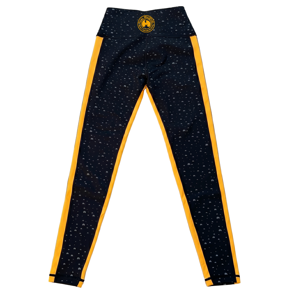 TICAL Athletics Women's Leggings Black and Yellow
