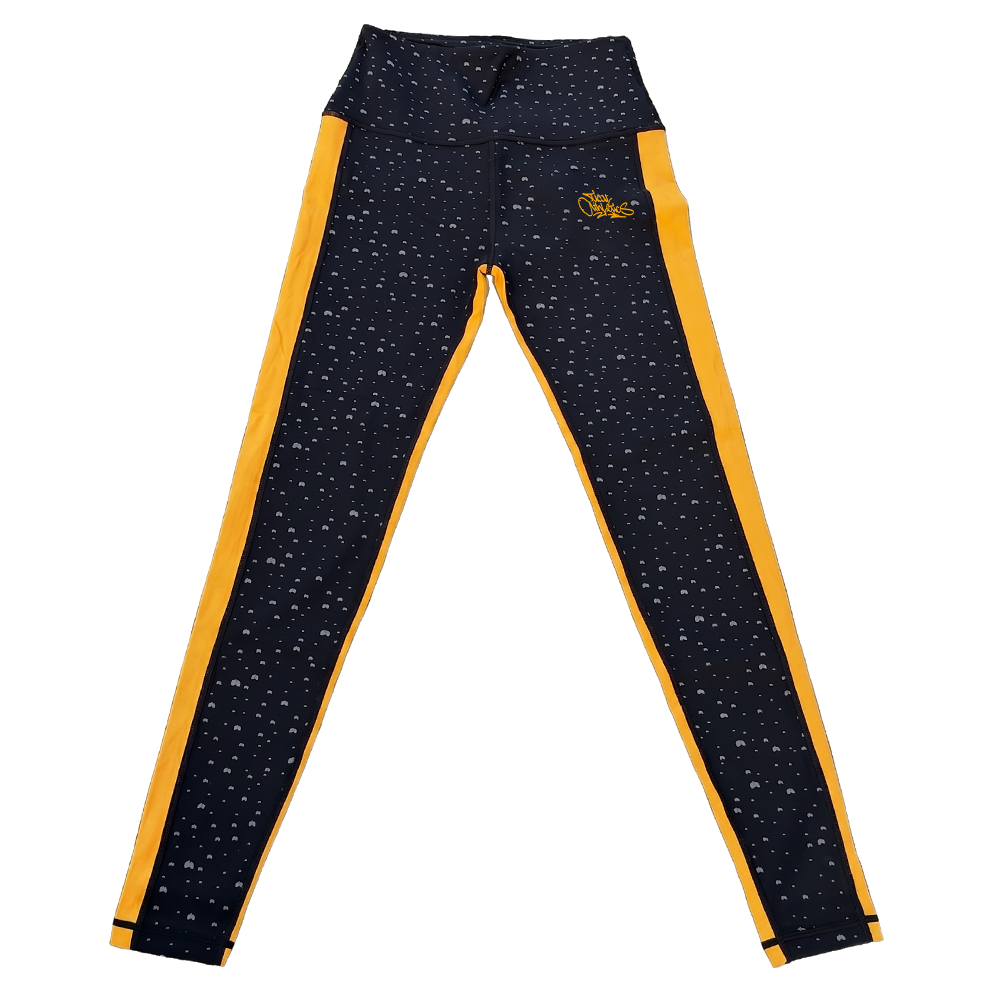 TICAL Athletics Women's Leggings Black and Yellow