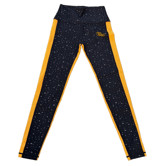 TICAL Athletics Women's Leggings Black and Yellow