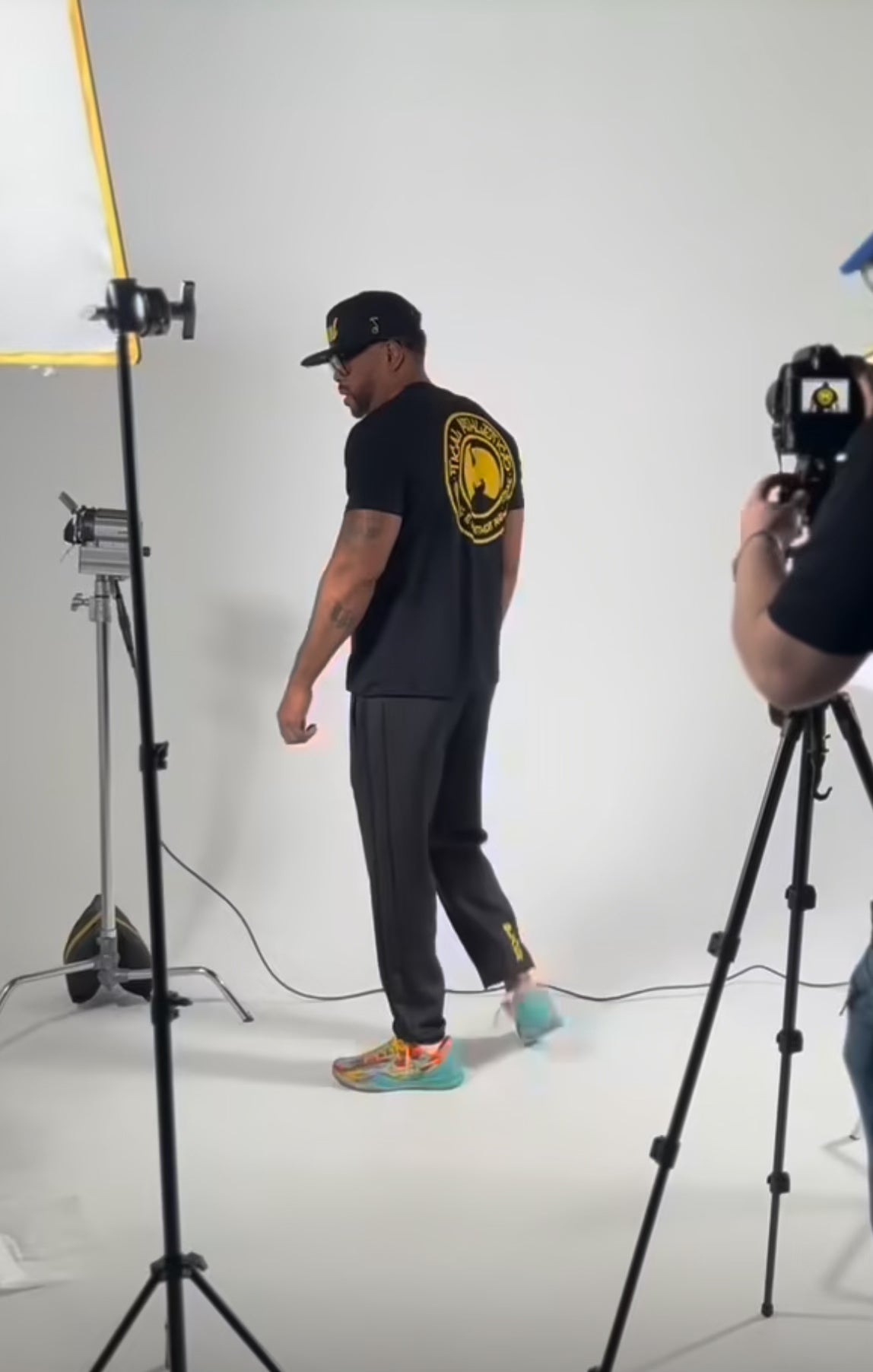 TICAL Athletics T Shirt Black and Yellow