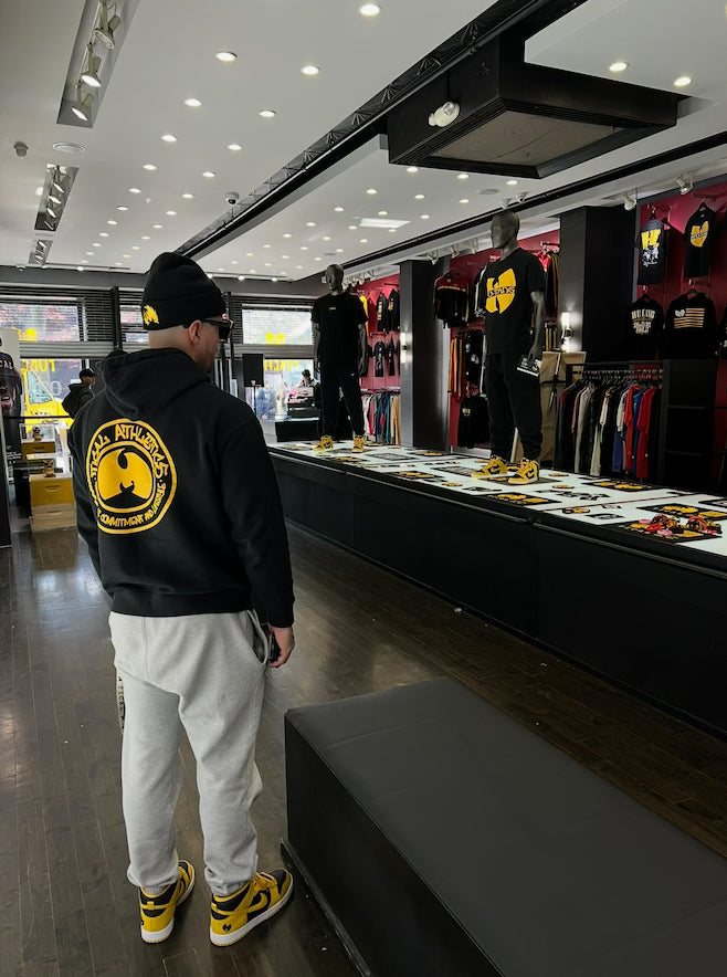 TICAL Athletics Pullover Hoodie Black and Yellow